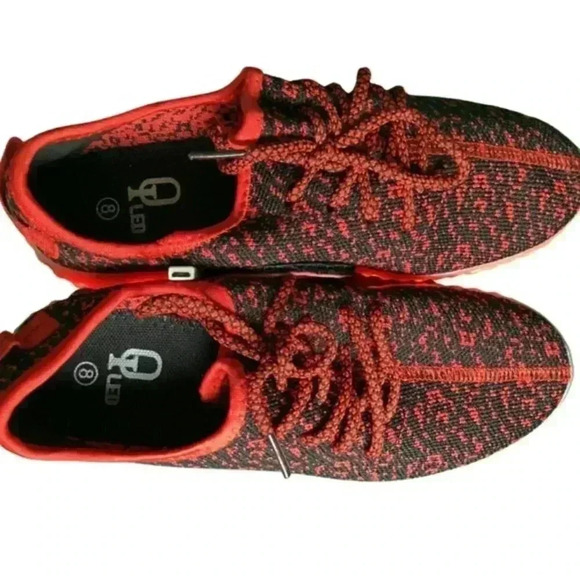 Women's LED light up footwear - LED Sneakers - Tennis Shoes Size 8 - Picture 7 of 16